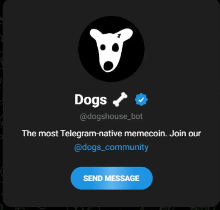 DOGS TELEGRAM BOT AIRDROP