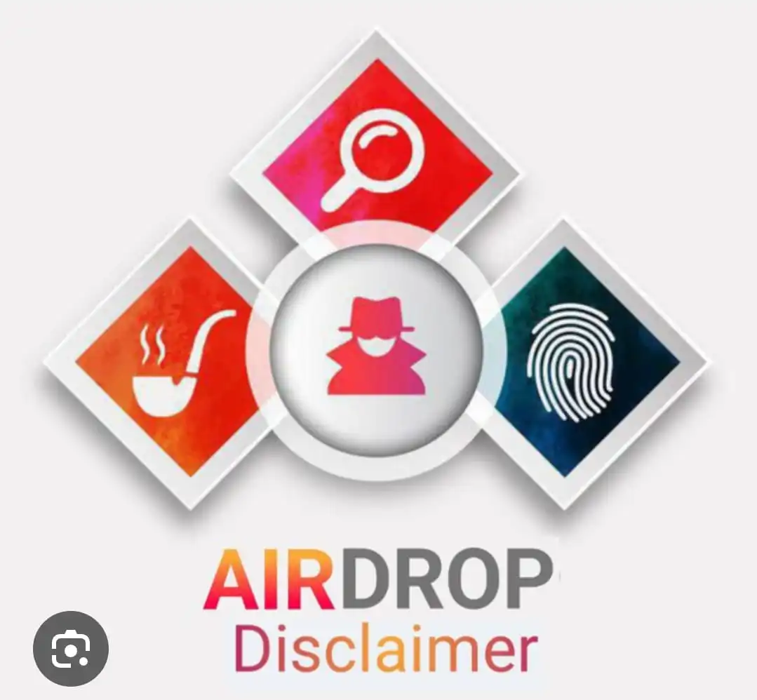 Disclaimer for airdrop