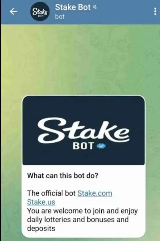 Stake Telegram Bot Airdrop